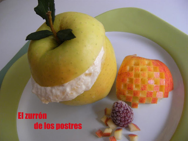 Crema De Manzana En Manzana