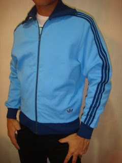 vintage blue adidas jacket