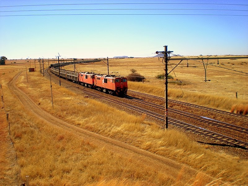 South African Railway News Bloemfontein loco.