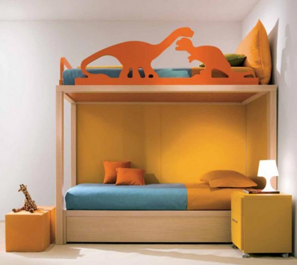 Diseño de dormitorioss para dos niños que comparten su espacio por