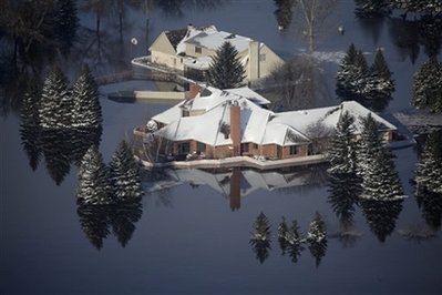In one of the strangest flood