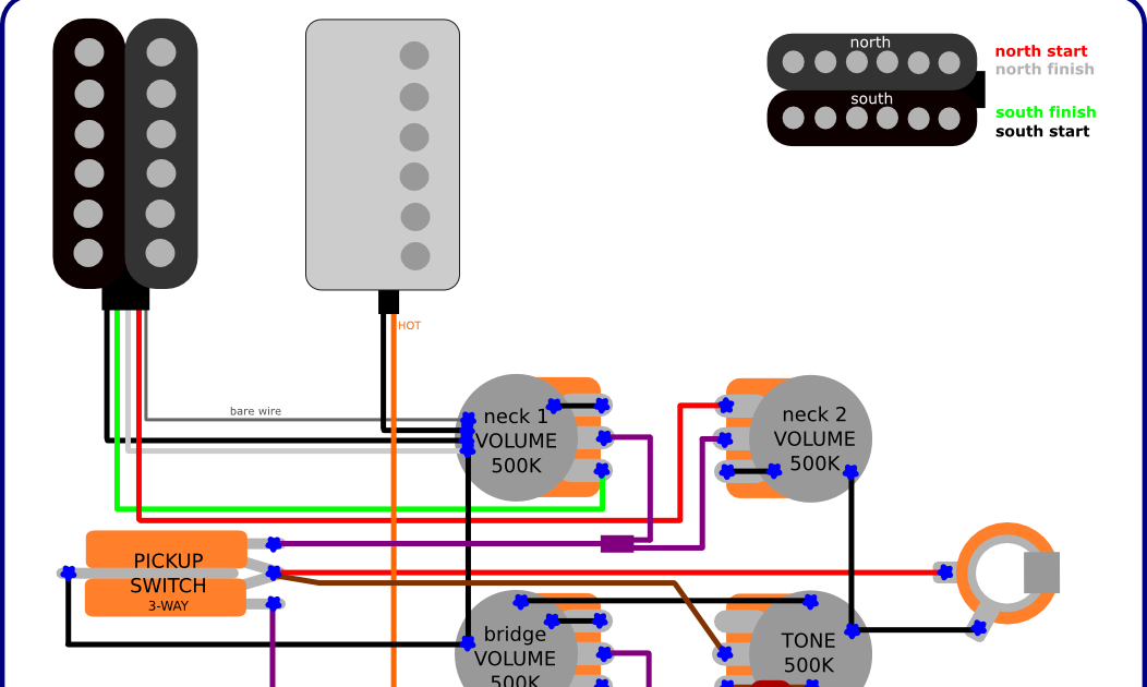 The Guitar Wiring Blog - diagrams and tips: Gibson Meets Fender - Les