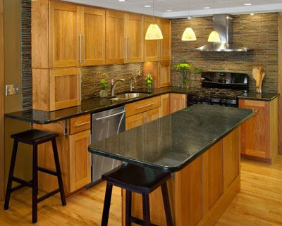 this entry of of local colors that inspired this slate kitchen design