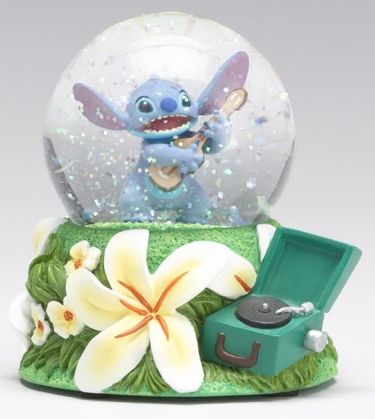 Disney Snowglobes Collectors Guide Stitch Snowglobe