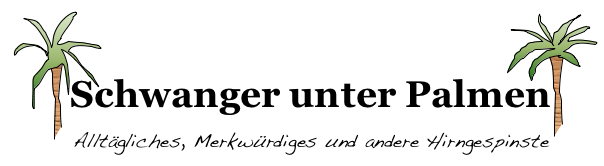 Schwanger unter Palmen