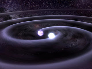 Artists Conception of Merging White Dwarfs