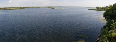 Краснооскольское водохранилище. Панорама.