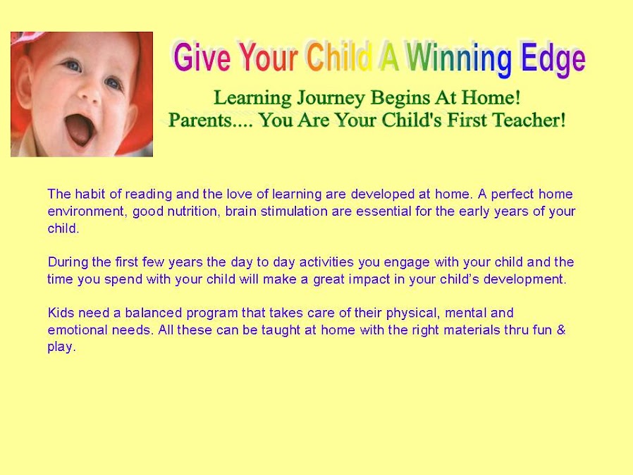 Give You Child A Winning Edge