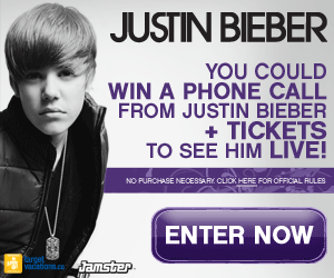 Justin Bieber Tickets on Justin Bieber Web Ca Win Call And Tickets 300x250 Gif