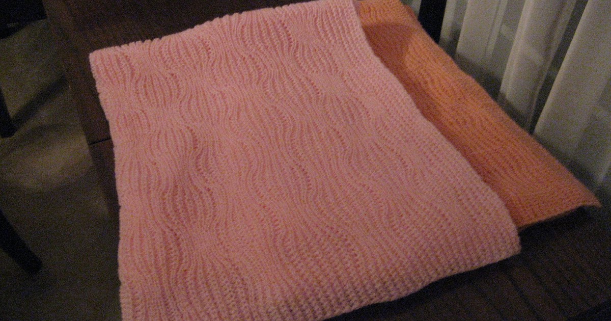 Diana natters on... about machine knitting Baby Blanket Pattern