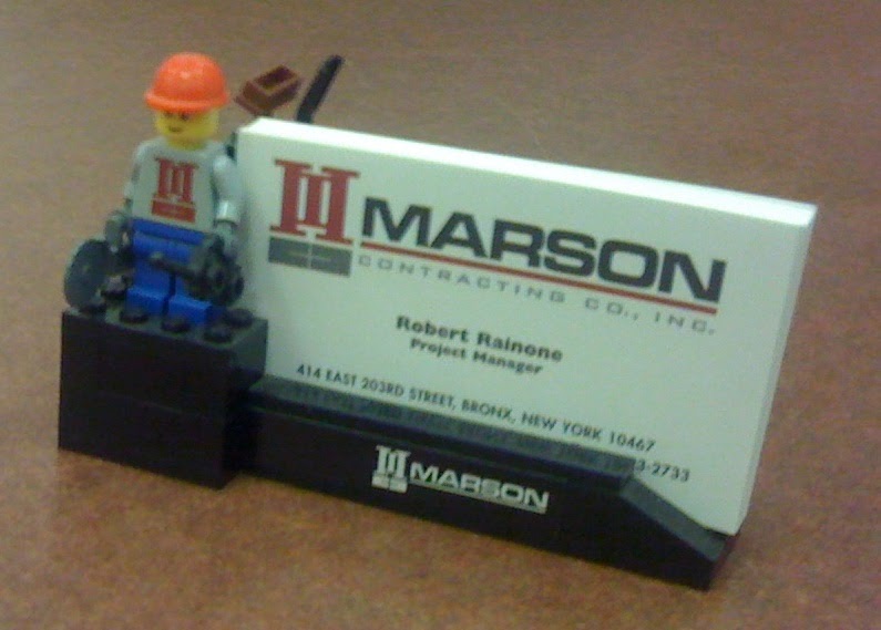 My Creativity Engine Lego Business Card Holder