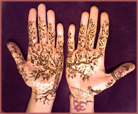 bridal henna tattoo