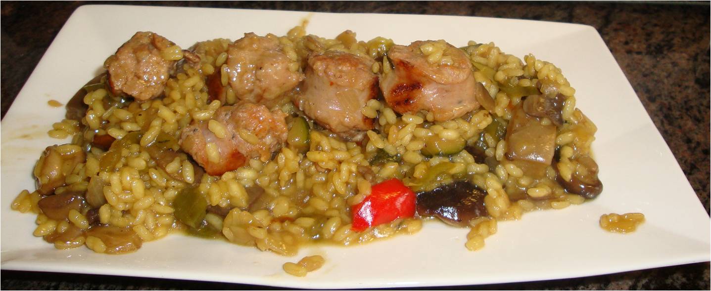 Crónica de Cocina Paella de butifarra y ceps