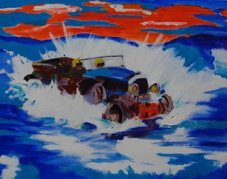 Vintage Arctic Rally Completed+paintings