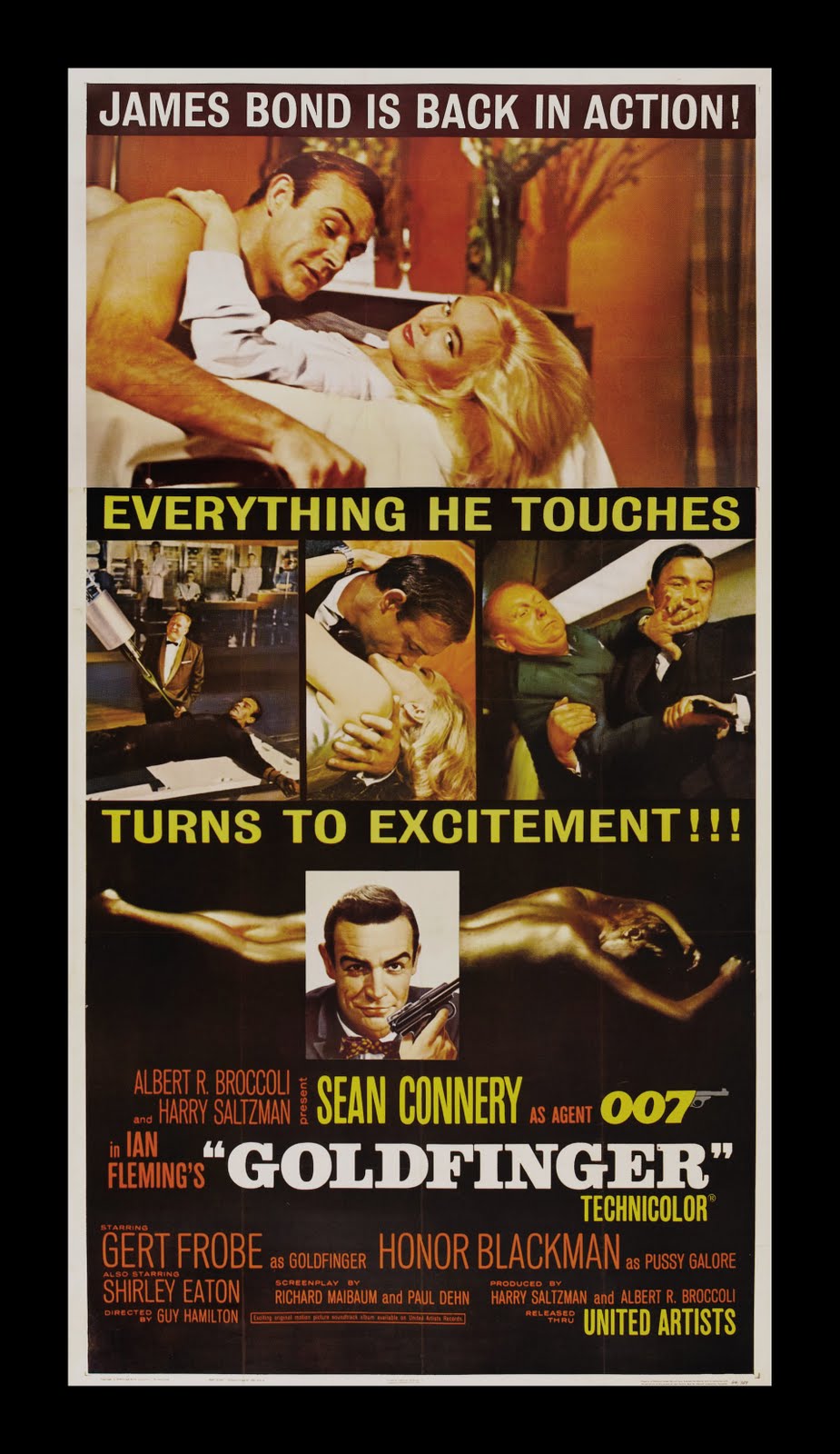 He's the man, the man with the midas touch. Goldfinger