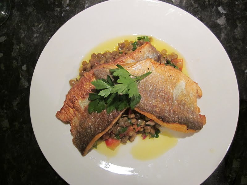 Syrian Foodie in London Signature dish Sea bass with Syrian style