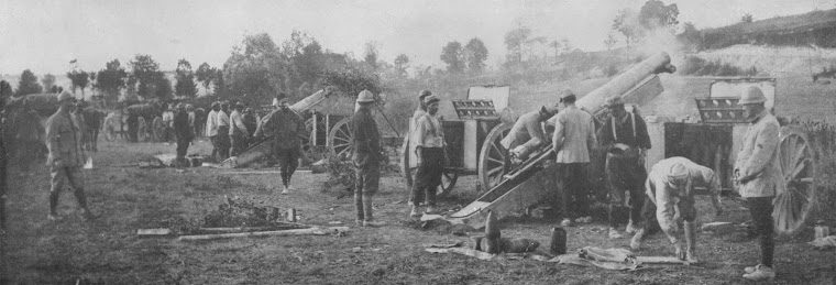 French Artillery Bombardment in Champagne