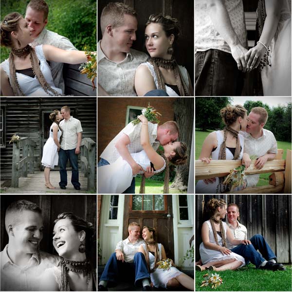 Collage of Our Engagement Photos: