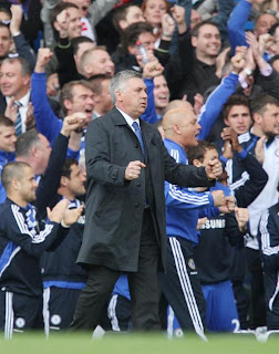 carlo ancelotti wins the premier league in his first season incharge