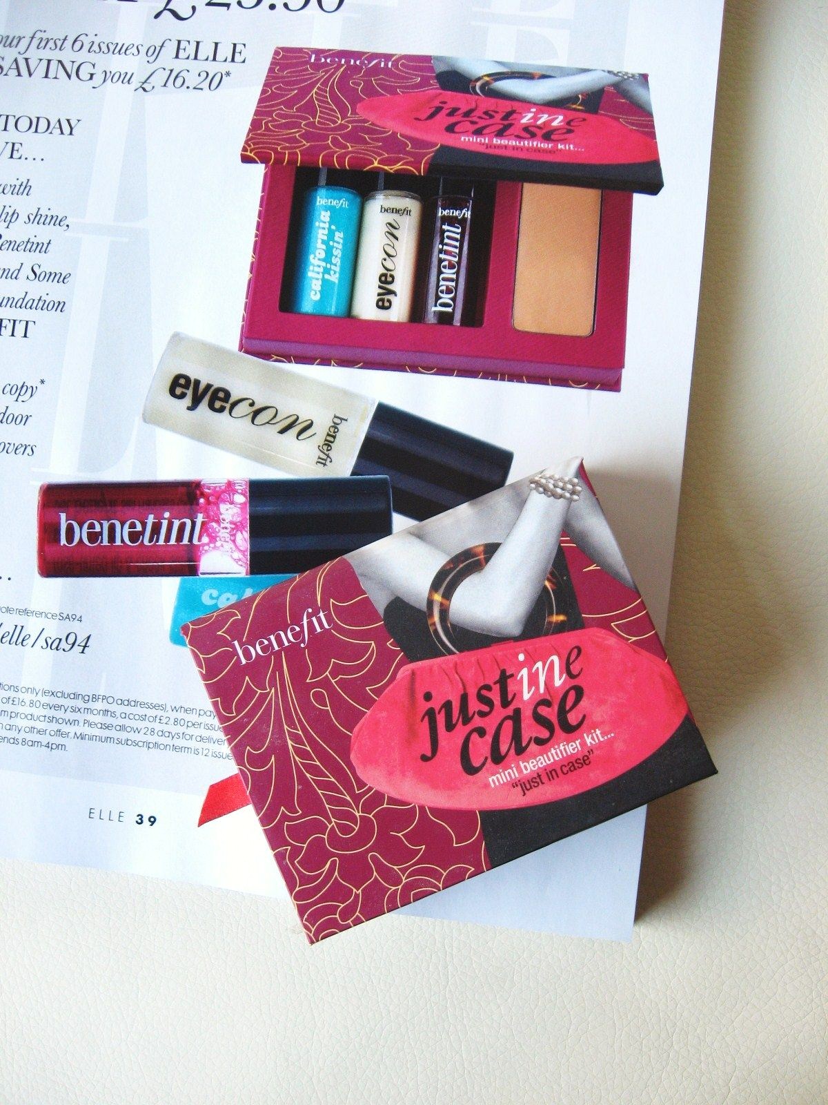 Benefit Justine Case