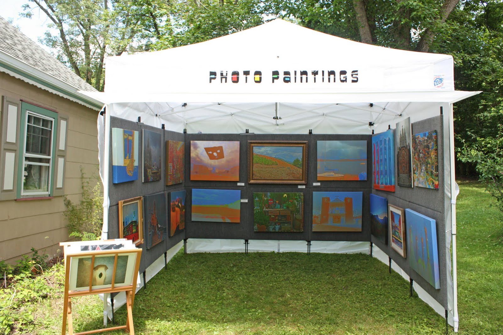 Dwight Harris Art Fair Booth