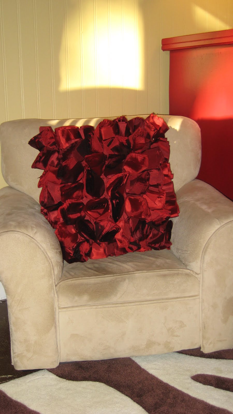 Rose Petal Pillow