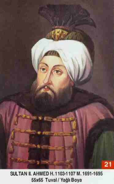 21 II. Ahmed (1691–1695)Ahmed_II2