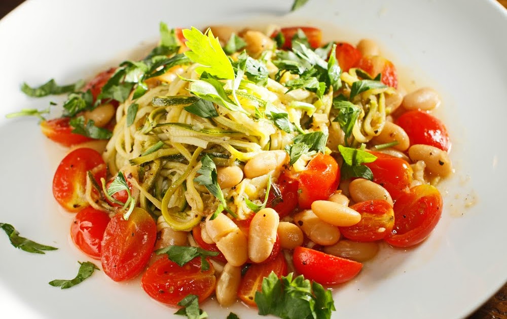 The Chubby Vegetarian Vegan Zucchini "Pasta" + New Peeler Report