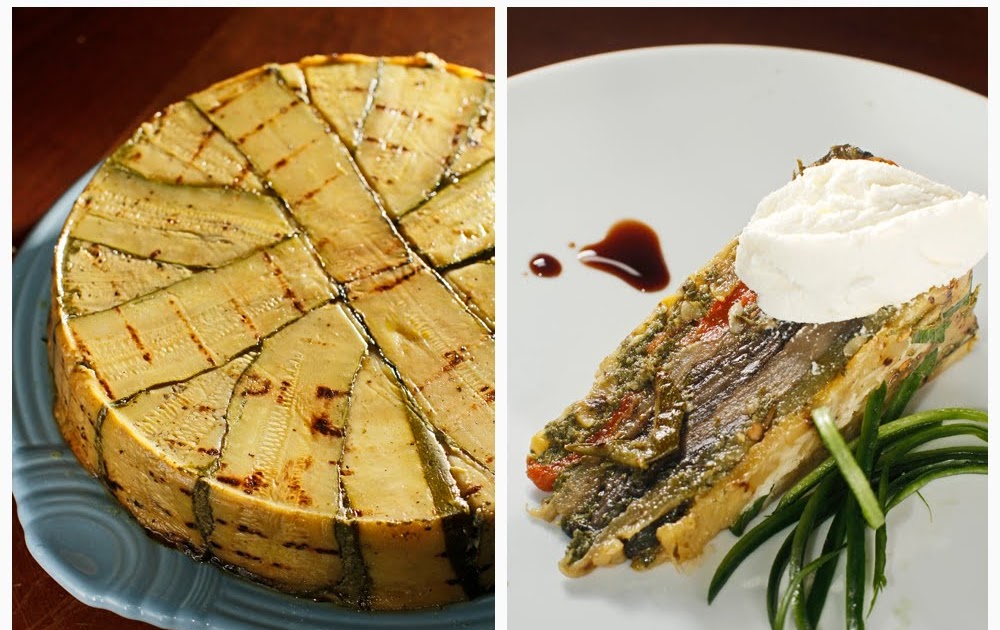 The Chubby Vegetarian Grilled Vegetable Terrine
