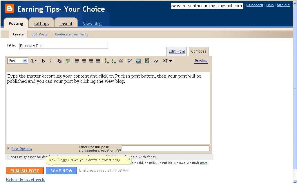 How To Posting Step Four