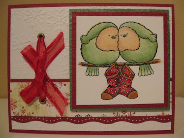Christmas Robins in love
