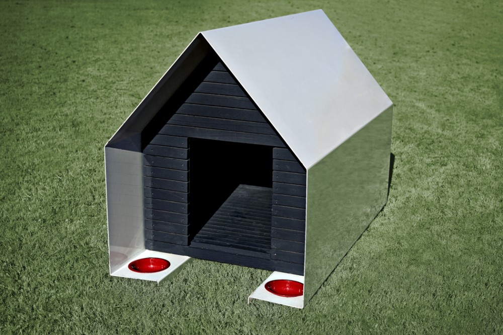 // M modern dog house