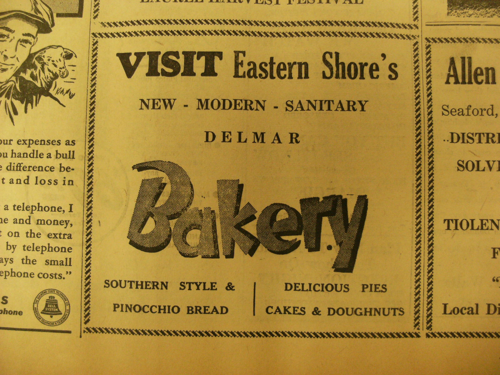 Delmar Historical And Art Society Delmar Bakery and RB Baking Co 1940's