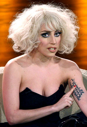 Lady Gaga isn't bothering with the poker face. She's very obviously annoyed.