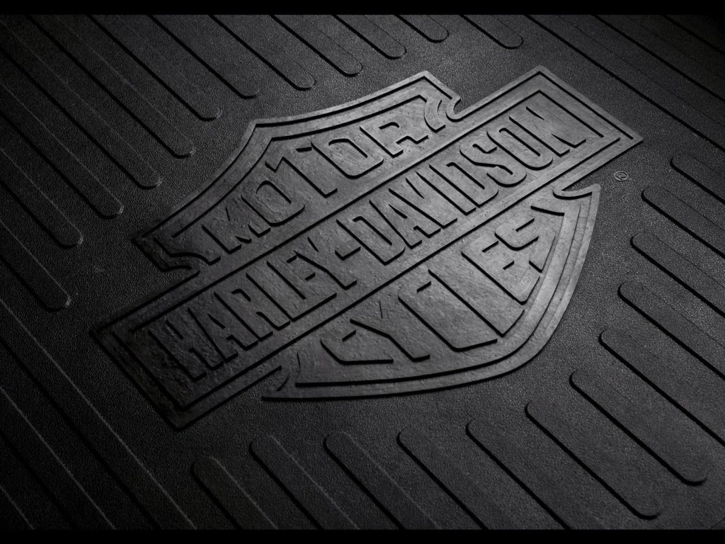 Harley Davidson Logo black and white