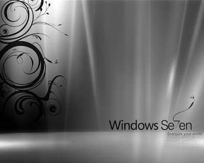  windows 7 logo wallpaper black and white ultimate background desktop 