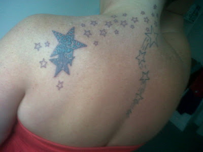 star tattoos for lower back