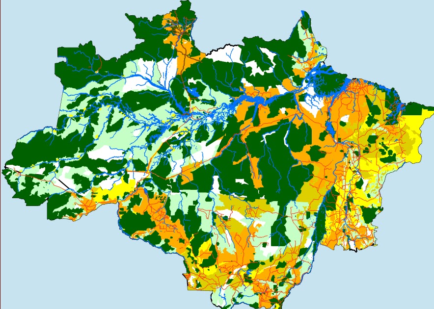 Mapa Ambiental Mapa Integrado dos ZEEs dos Estados da Amazônia Legal