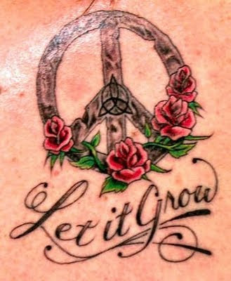 Grateful Dead Tattoos: GD Tattoo #13 Fresh Peace & Roses
