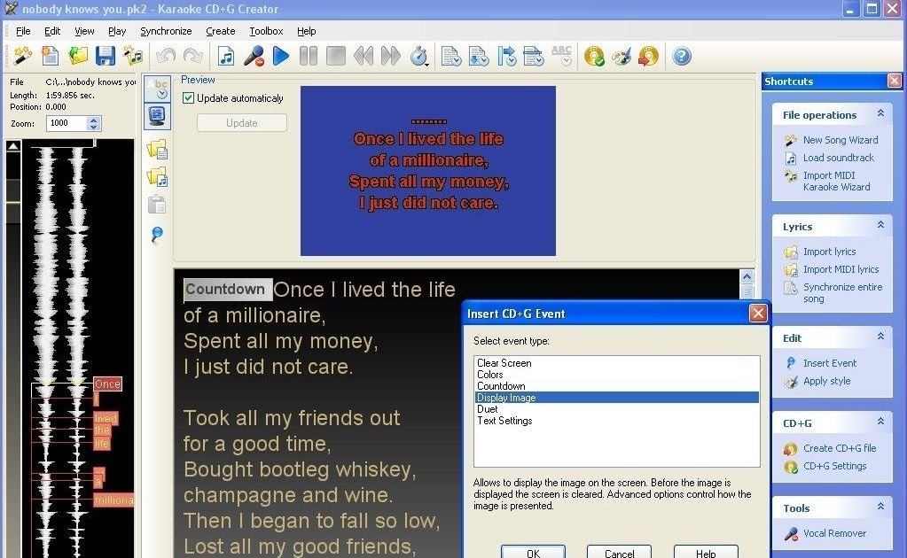All 4 Shared 4U Karaoke CDG Creator Pro 3.1.2