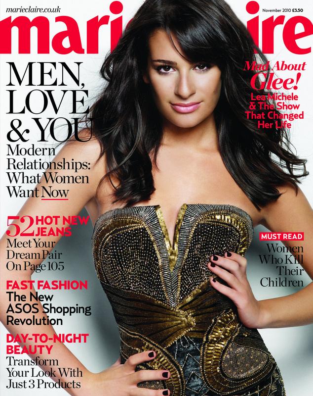 Taking some time off from her Glee's geekchic diva image Lea Michele did a 