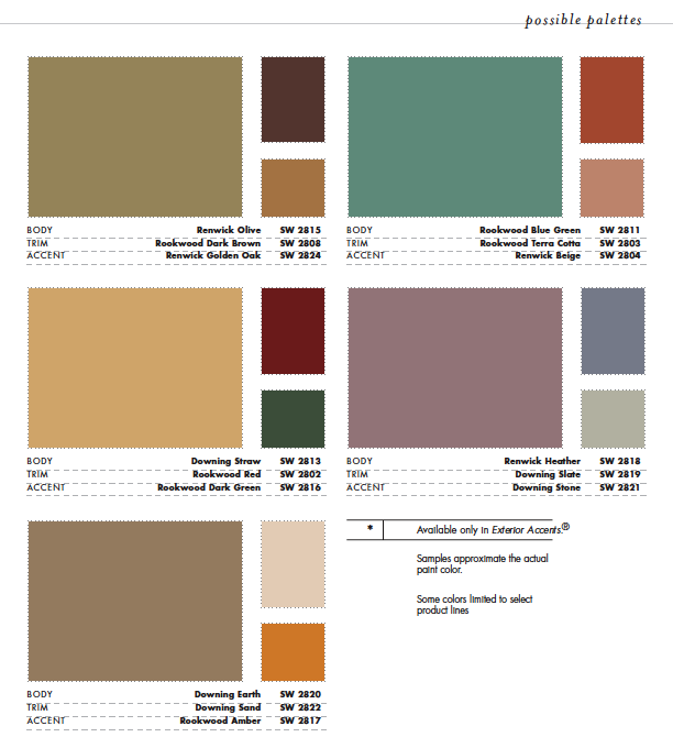 Orion Victorian Victorian color schemes