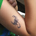 Scorpion tattoo design for girls