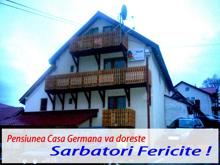 Casa Germana va doreste Sarbatori fericite !