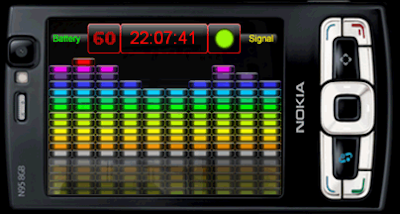 Flashlite screensaver : Equalizer 240X320px,320X240px by Supertonic