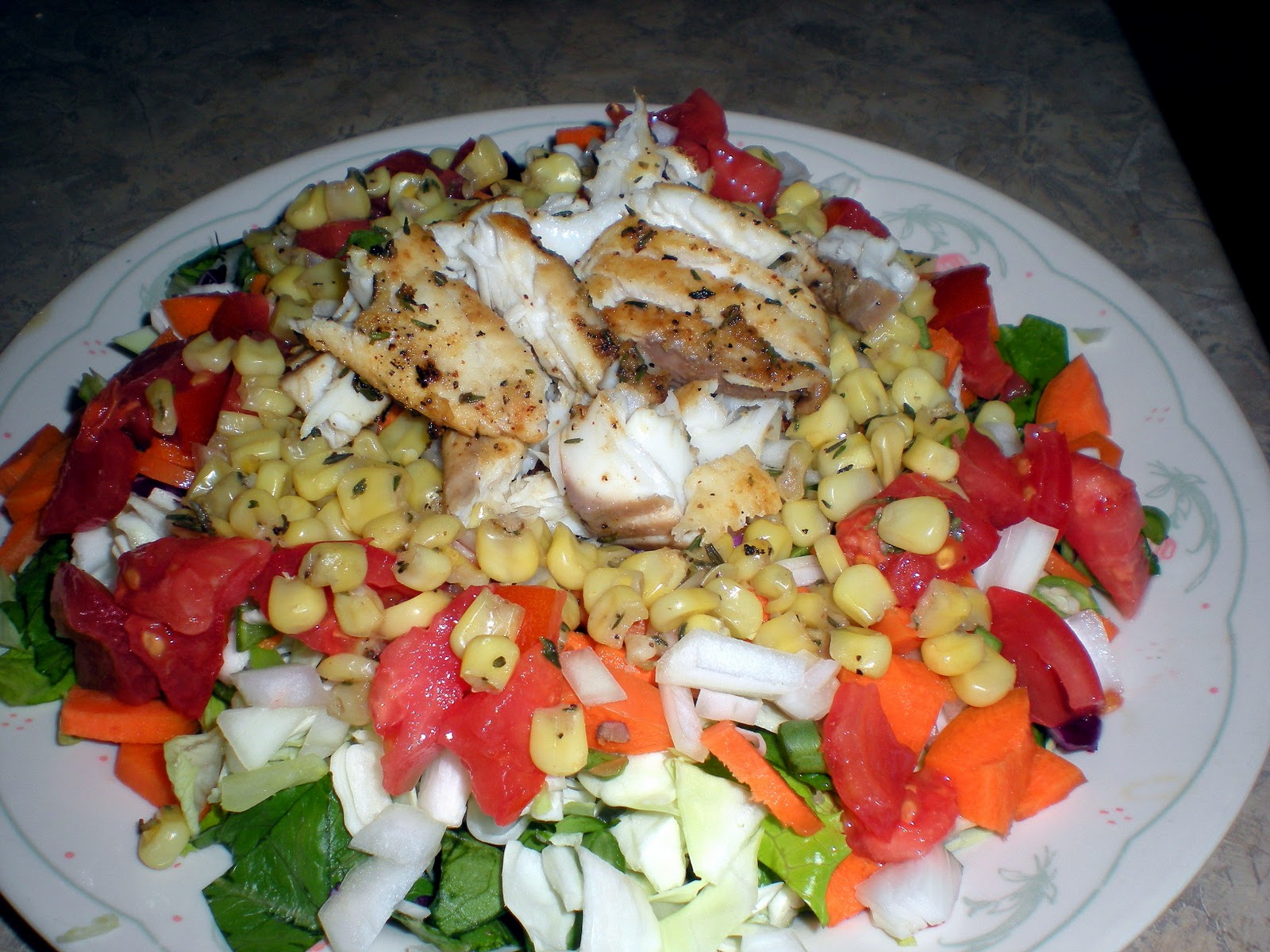 Hinckley Health and Happiness Blackened Tilapia Salad
