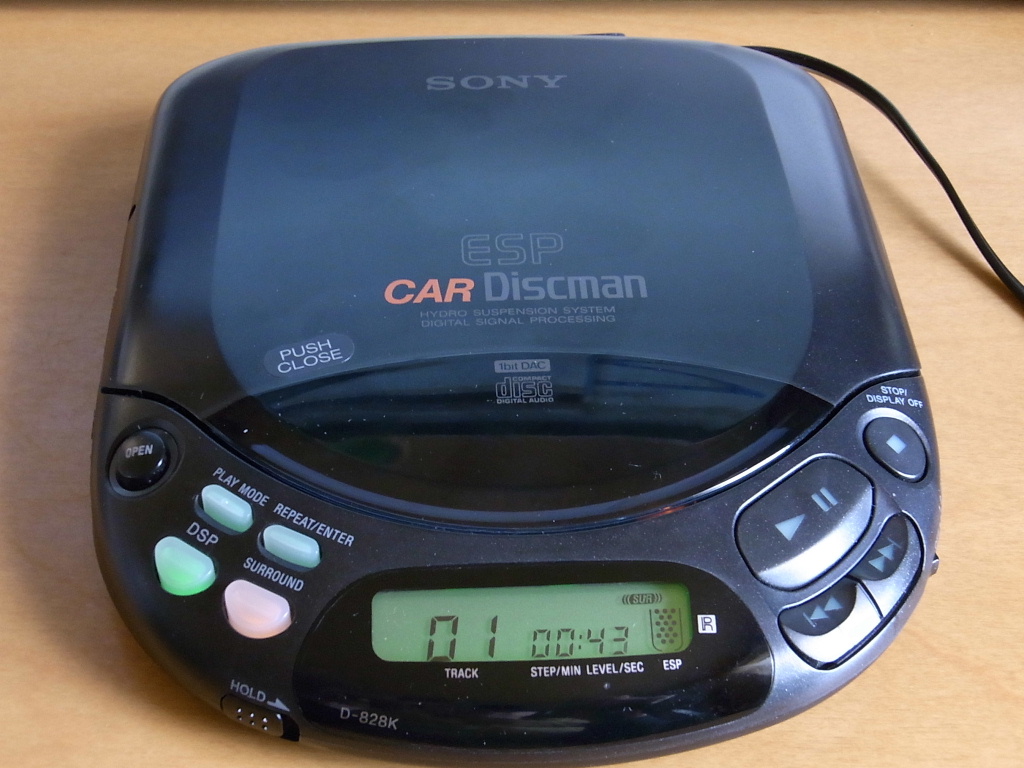 SONY/ソニー/CAR Discman/ディスクマン/D808K/CD COMPACT PLAYER/ポータブルCDプレーヤー/車載/WALKMAN/ オーディオ機器