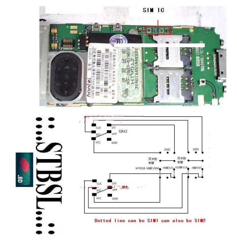 Dual Sim IC Repair. Dual Sim IC Ways and Jumper_04