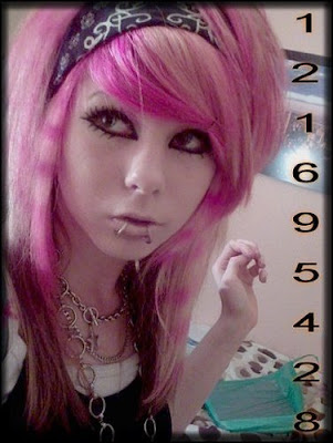 مؤوسوعـهُ صوؤر إآيموؤوً ~! Pink+emo+hair