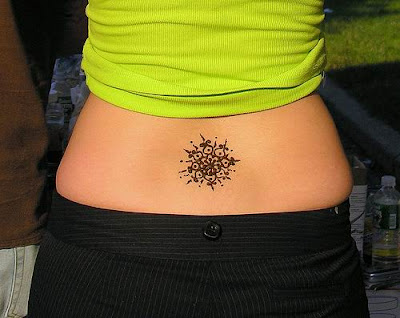 sexy Lower back henna tattoo designs free! pic by